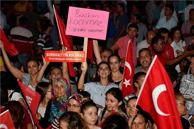 Mersin Bş. Belediye Başkanı Kocamaz'a Dev Karşılama