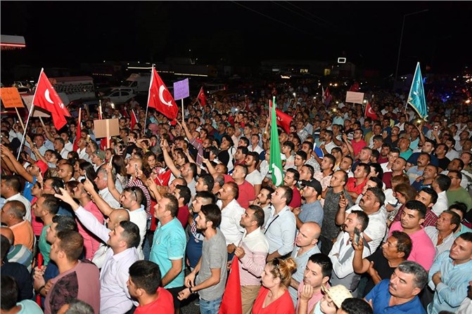 Mersin Bş. Belediye Başkanı Kocamaz'a Dev Karşılama