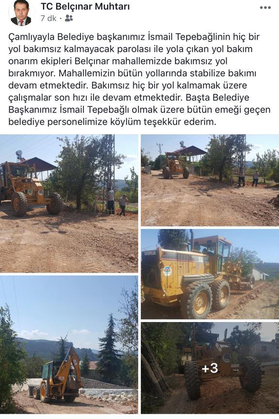 Mersin Çamlıyayla Belediye Başkanı Tepebağlı Takdir Topluyor