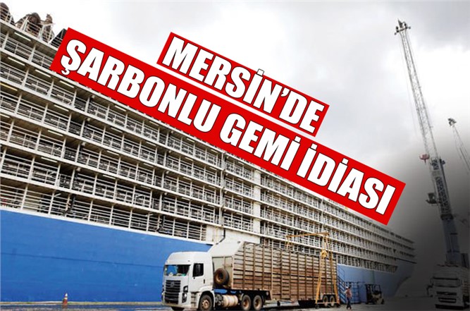 Mersin'de Şarbonlu Gemi İddiası