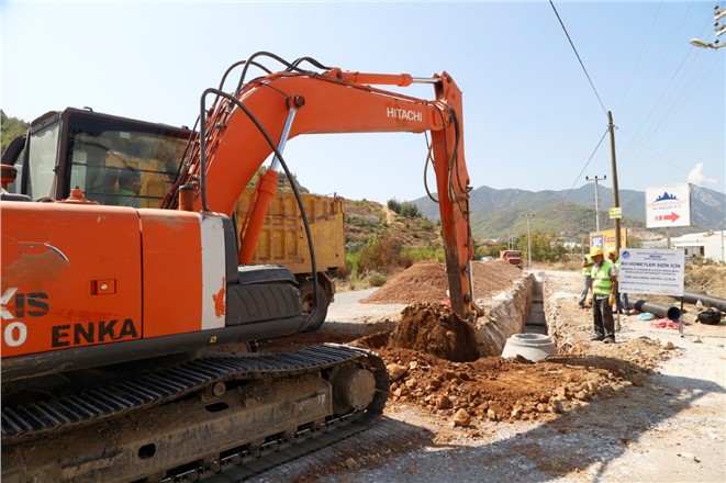 Mersin Anamur'da Kanalizasyon Sorunu Çözülüyor