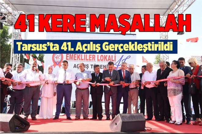 Tarsus Belediyesi  41. Açılışını Gerçekleştirildi