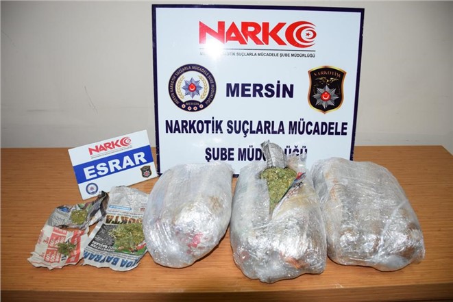 Mersin Polisinden Uyuşturucu Operasyonu
