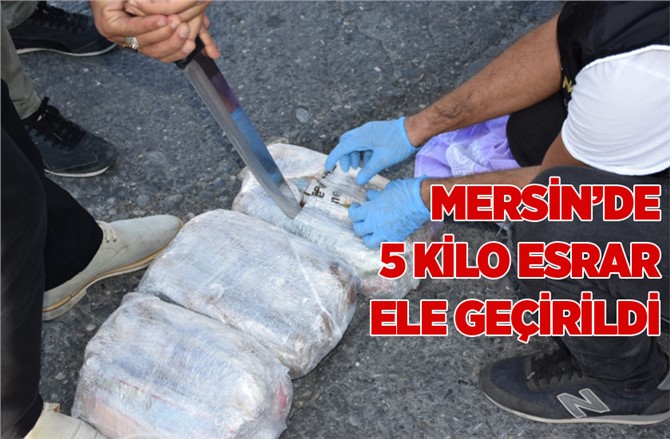 Mersin Polisinden Uyuşturucu Operasyonu