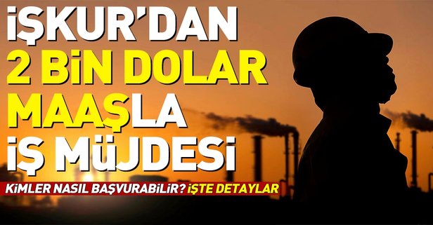 İŞKUR'dan İşsizlere Aylık 2 Bin Dolarla İş İmkanı. İŞKUR'dan Yurt dışında Çalışma İmkanı