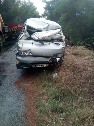 Mersin'de Trafik Kazasında Mucize Kurtuluş