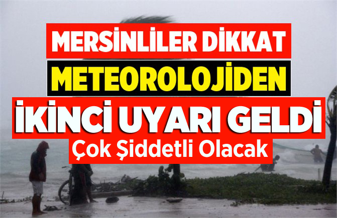 Meteoroloji'den Kuvvetli Fırtına Uyarısı