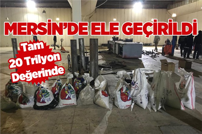 Mersin'de 326 Kilogram 450 Gram Captagon Hap Ele Geçirildi