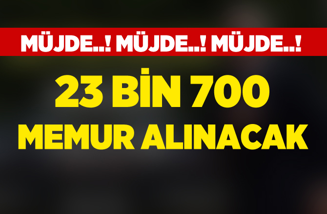 Kasım Ayında 23 Bin 700 Memur İşe Alınacak