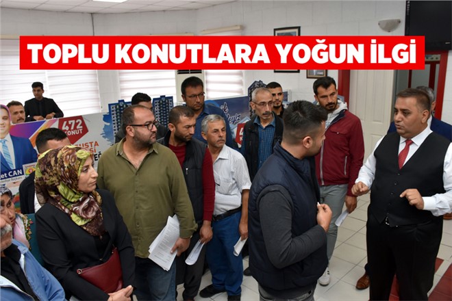 Tarsus Belediyesi Tarafından Yaptırılacak Olan Toplu Konuta Yoğun İlgi