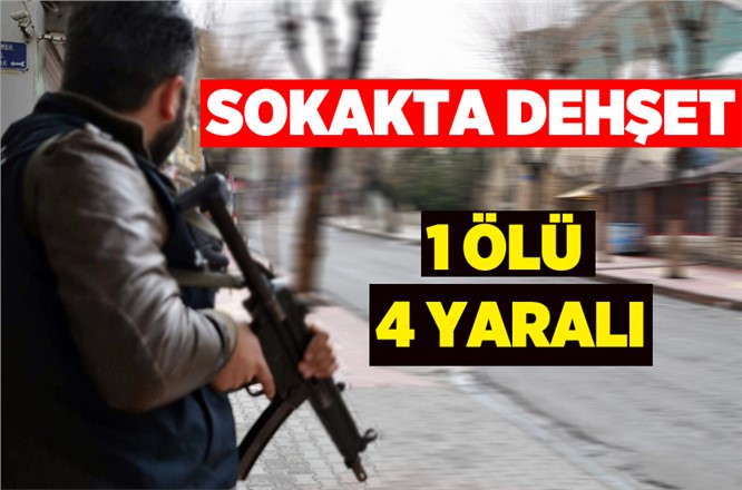 Adana'da Sokak Ortasında Silahlı Çatışmada 1 Kişi Öldü 4 Kişide Yaraladı