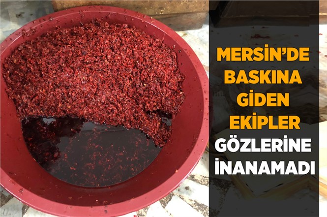 Mersin'de Sahte Fason Nargile Türünü Operasyonu