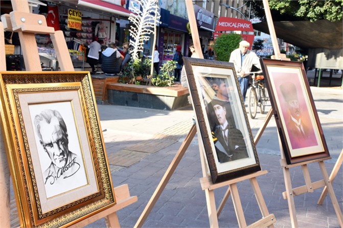 Tarsus Belediyesi Meslek Edindirme Merkezi’nden Atatürk Sergisi