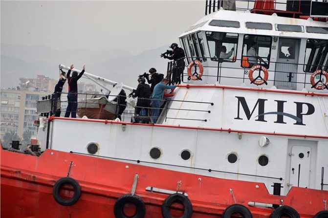 Mersin’de Gemi Kaçırılmasına Müdahale Tatbikatı Yapıldı