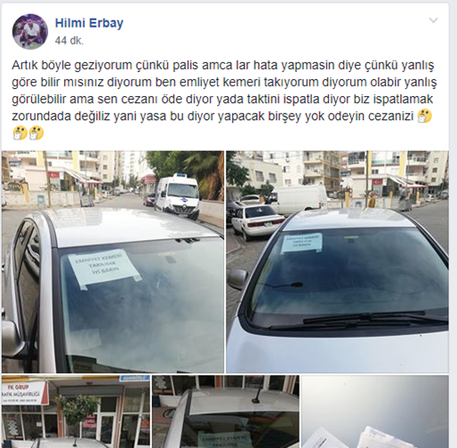 Mersinli Vatandaştan Sosyal Medyada Çok Konuşulan 'Trafik Cezası' Tepkisi