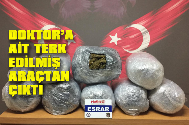 Mersin'de Doktora Ait Araçta, Narkotik Polisi 44 kilo Uyuşturucu Madde Elegeçirdi