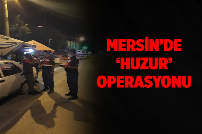 Mersin’in Anamur, Mut ve Silifke ilçelerinde Huzur Operasyonu