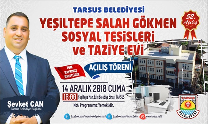 Yeşiltepe Mahallesi Çok Amaçlı Sosyal Tesis ve Taziye Evine Kavuşuyor