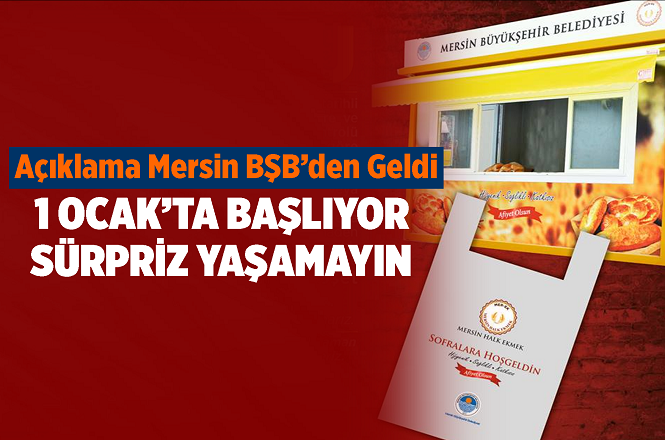 Mersin BŞB'den 'Poşet' Uyarısı