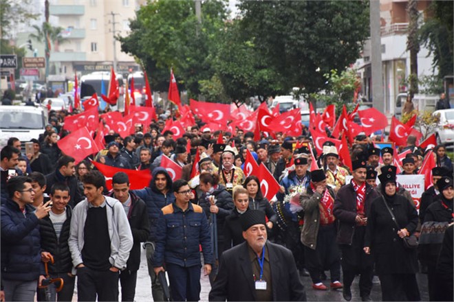 Tarsus’un Düşman İşgalinden Kurtuluşu’nun Yıldönümü Yağmura Rağmen Coşkuyla Kutlandı