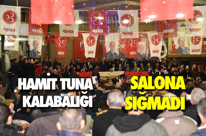 Huzurkent'teki Toplantıda, Hamit Tuna İçin Gelenlere Salon Yetmedi