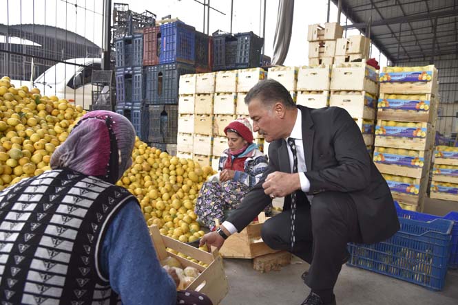 Başkan Tuna, Mersin Toptancı ve Sebze Meyve Hal Kompleksi Ziyaretinde “Bize Duyulan Güveni Ve Desteği Boşa Çıkarmayacağız”