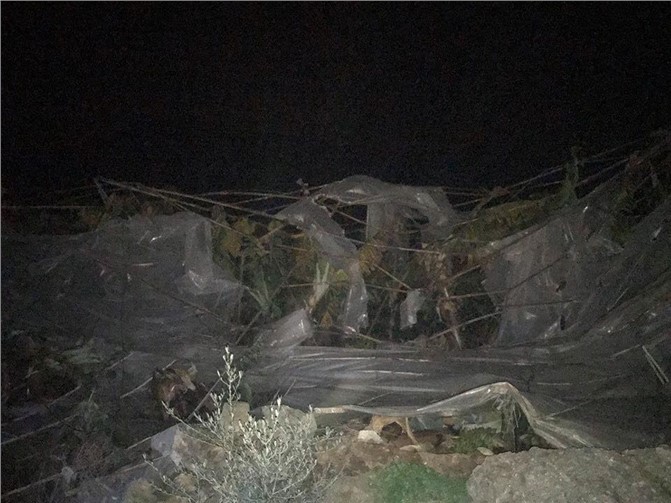 Mersin Bozyazı'da Gece Saatlerinde Hortum Felaketi