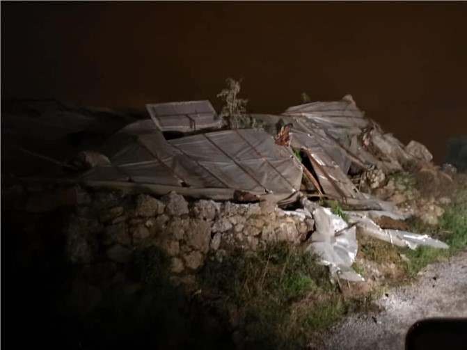 Mersin Bozyazı'da Gece Saatlerinde Hortum Felaketi