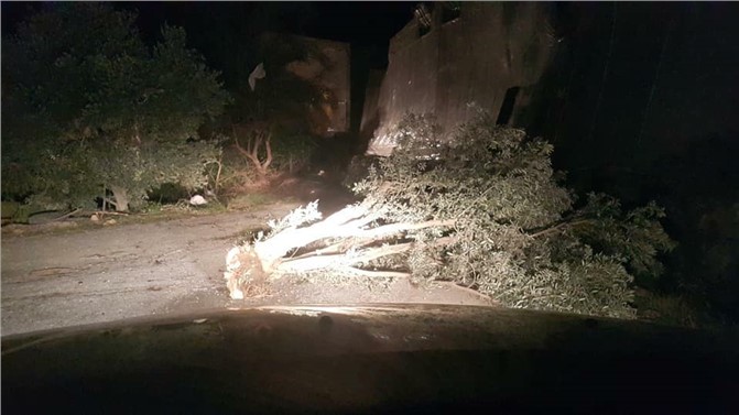 Mersin Bozyazı'da Gece Saatlerinde Hortum Felaketi