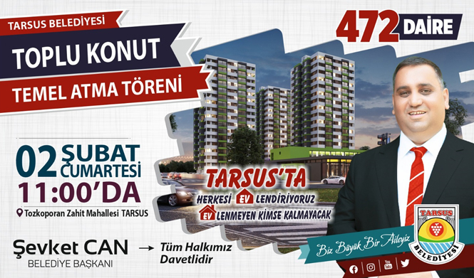 Toplu Konut Projesinin Temeli 2 Şubat’ta Atılıyor