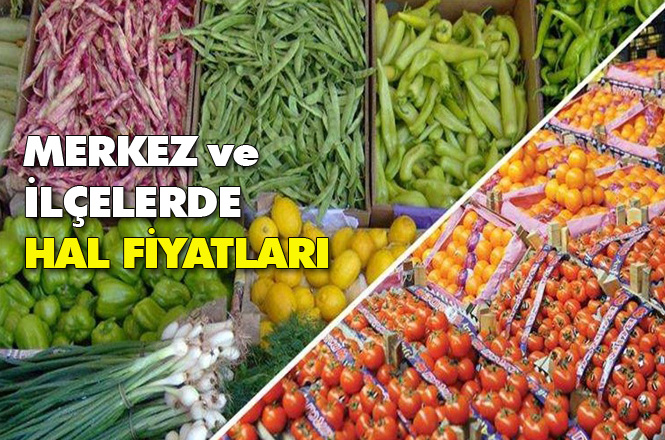 7 Şubat Perşembe günü; Mersin Merkez Hali ve İlçe Halleri Ürün Fiyat Panosu