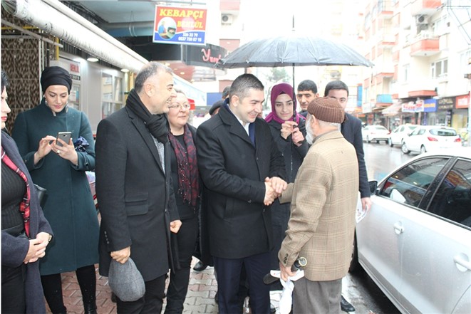 Cumhur İttifakı Yenişehir Adayı Bekir Topçu Durmak Bilmiyor