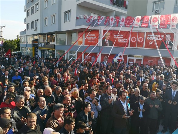 Cumhur İttifakı Tarsus’ta İlk Seçim Ofisini Coşkuyla Açtı