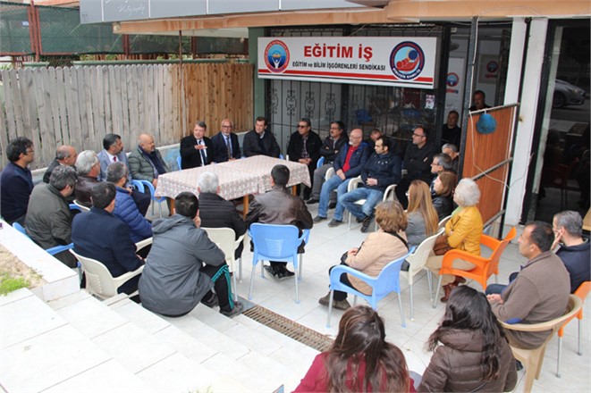 Silifke Belediye Başkanı Dr. Mustafa Turgut’tan Eğitim-İş Sen’e ziyaret