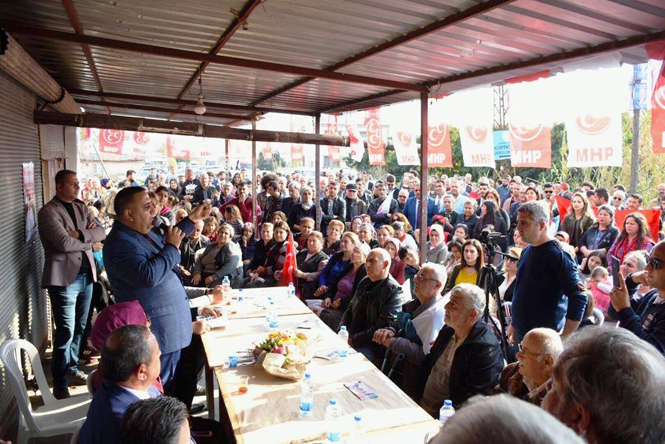 Başkan Can, Dur Durak Bilmiyor, Başkan Can Her Gittiği Mahallede Köyde Coşkuyla Karşılanıyor