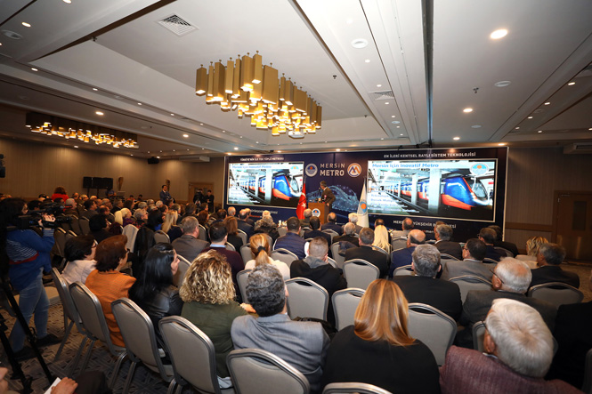 Yapılacak Mersin Metrosu İçin Tanıtım Toplantısı Gerçekleştirildi