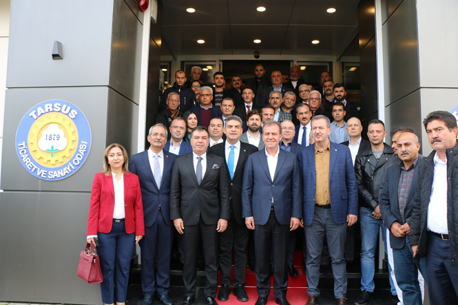 CHP Mersin ve Tarsus Belediye Başkan Adayları TSO Yönetici ve Üyeleriyle Buluştu
