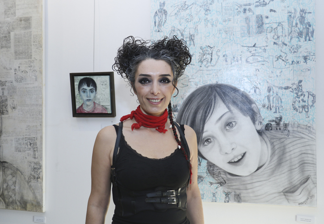 Ressam Bengisu Muazzez Kurtuluş, MTSO’da Portre Resim Sergisi Açtı