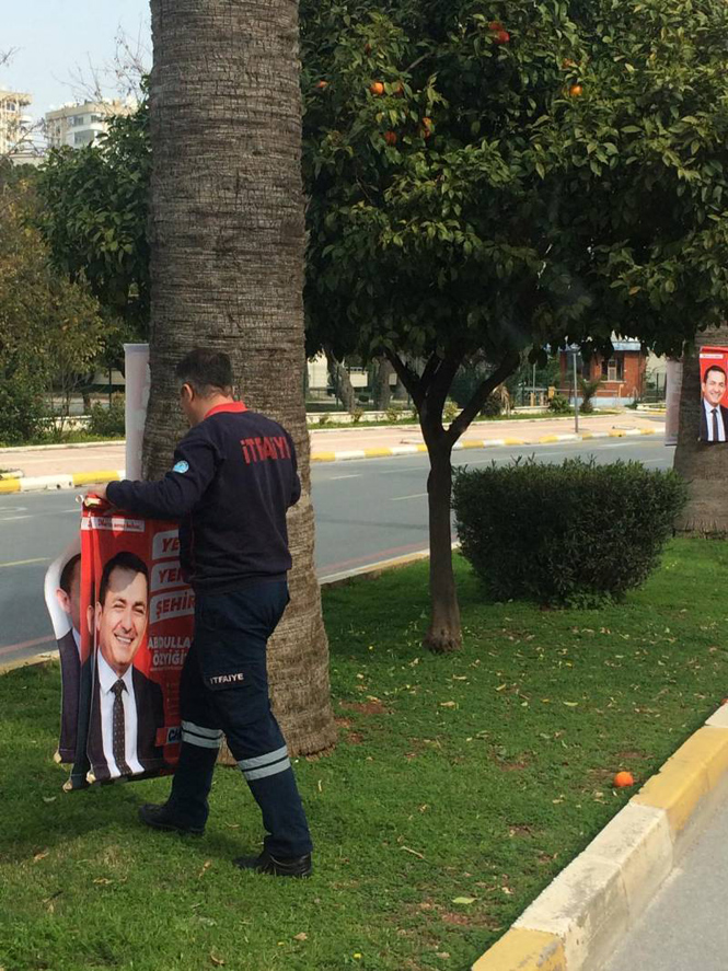 Mersin Büyükşehir Belediyesinden Seçim Afişlerine İlişkin Basına ve Kamuoyuna Duyuru