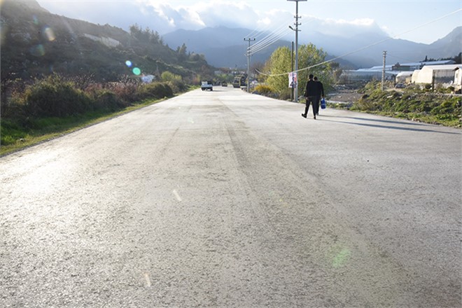 Anamur Ören Mahallesin’ De Yol Çalışmaları Devam Ediyor