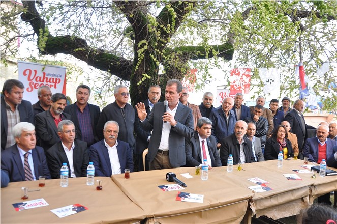 CHP Mersin Büyükşehir Adayı Vahap Seçer, “Her İki Kişiden Birinin Oyunu Alıyoruz”