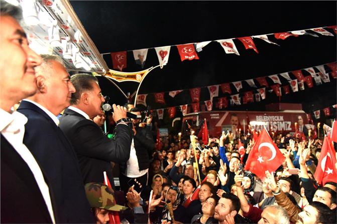 Başkan Tuna, Tarsus’ta 40 Bin Kişi İle Yürüdü