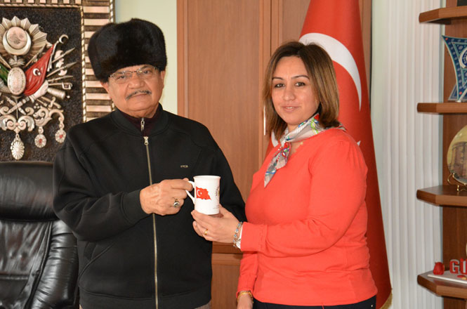 Çataklı Planlama Yöneticisinden, Gülnar Belediye Başkanı Ahmet Günel’e Veda Ziyareti