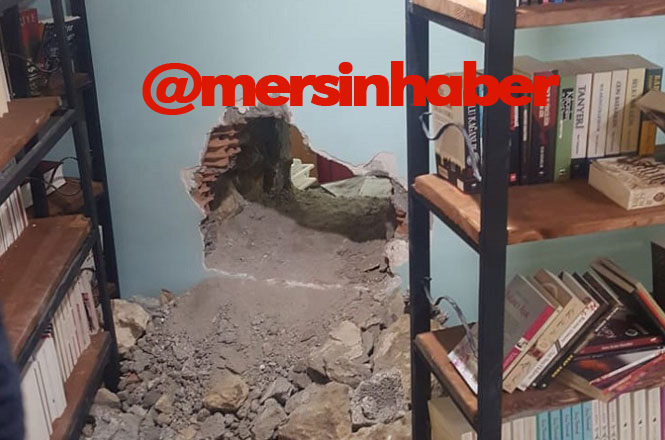 Hırsızlar, Mersin Tarsus Yarenlik Alanındaki İletişim Dükkanına, 1 Metre Kalınlığındaki Duvarı Kırıp Girdi