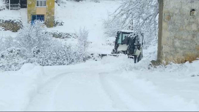 Mersin Gülnar'da Kar Yağışı 30 Mart 2019 Cumartesi Sabaha Karşı Kar Yağdı