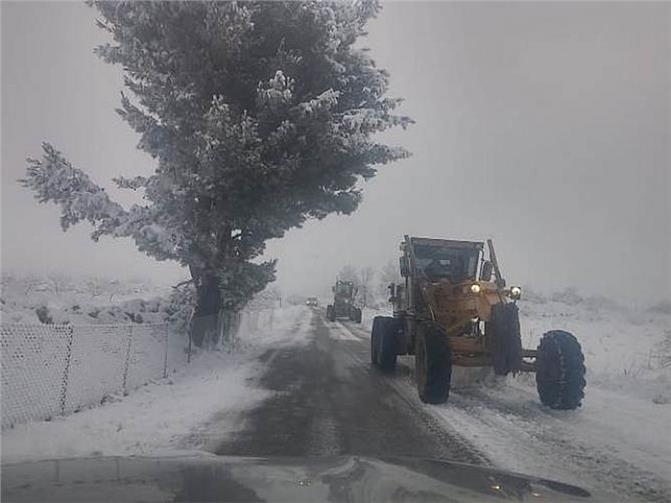 Mersin Gülnar'da Kar Yağışı 30 Mart 2019 Cumartesi Sabaha Karşı Kar Yağdı