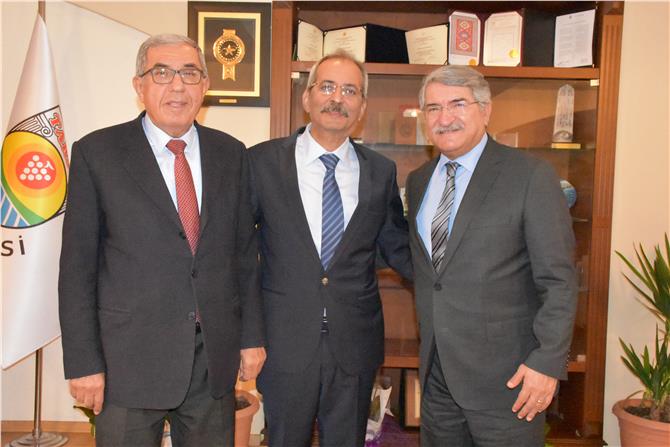 Kültür Eski Bakanı Sağlar’dan, CHP'li Tarsus Belediye Başkanı Dr. Haluk Bozdoğan’a Ziyaret