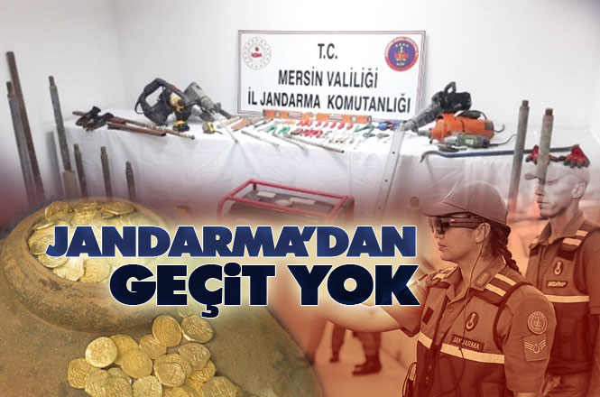 Jandarma, Mersin Tarsus Ardıçlı Mahallesi Belen'de Kaçak Kazı Yapan 1 Kişiyi Suçüstü Yakaladı