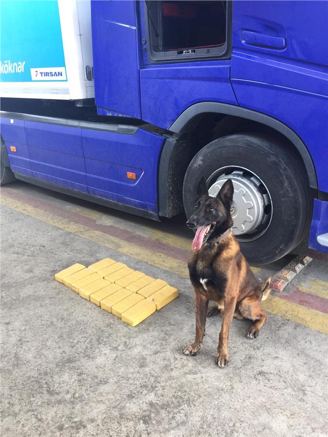 Narkotik Ekiplerinin Durdurduğu TIR’dan 15 Bin 500 Gram Eroin Maddesi Çıktı