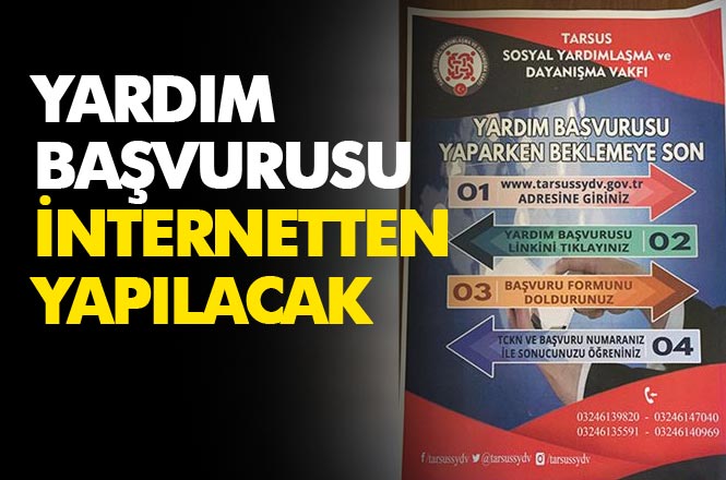 SYDV (Sosyal Yardımlaşma ve Dayanışma Vakfı) Yardım Başvuruları, İnternet Üzerinden Yapılacak